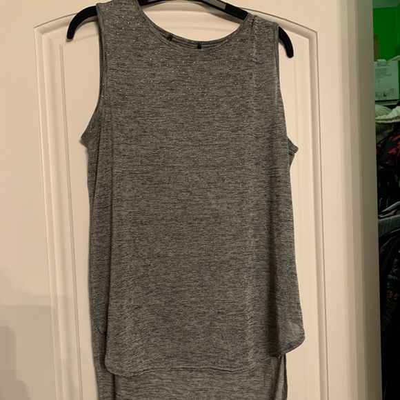 High-Low Studded Tank - Picture 2 of 4